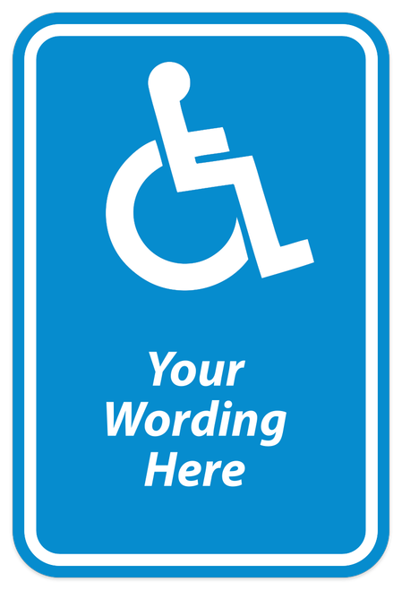 Partial Custom Handicap Sign