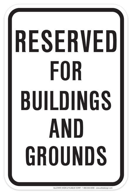Reserved for Buildings and Grounds