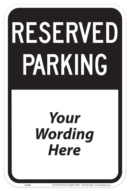 Reserved Parking - Custom