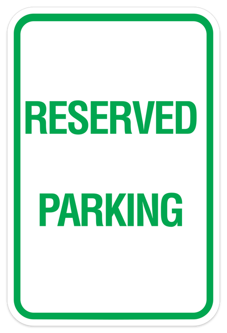 Reserved Parking - Green