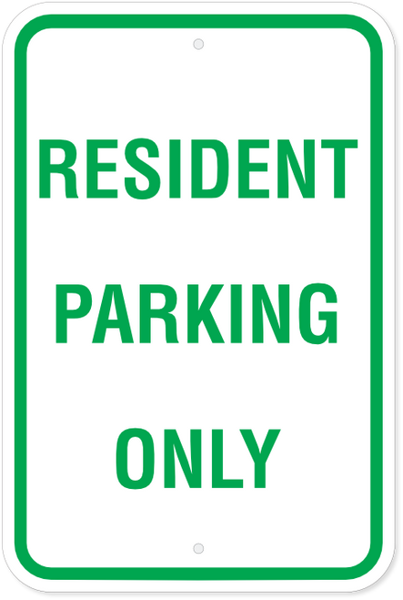 Resident Parking Only