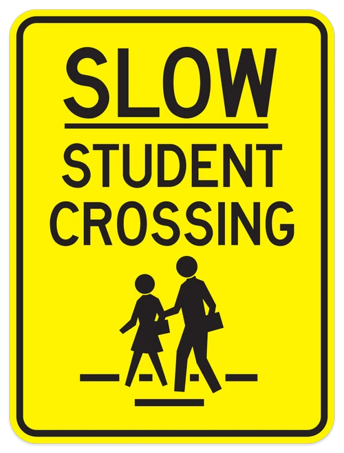Slow Student Crossing
