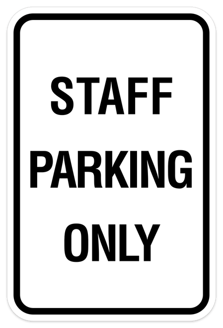 Staff Parking Only