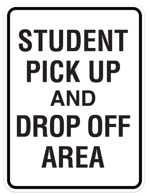 Student Pick Up and Drop Off Area
