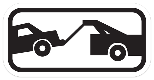 Tow Away Zone Symbol