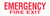 Emergency Fire Exit Sticker