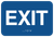 Braille Exit Sign