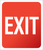 Exit Sign - Plexi