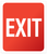 Exit Sign - Plexi