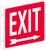 Projecting Exit Sign with Arrow