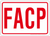 FACP Sign - Sprinkler