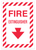 Fire Extinguisher Sticker - 5" x 7"