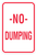 No Dumping