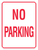 No Parking - 18x24