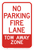 No Parking Fire Lane Tow Away Zone
