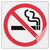 No smoking Symbol - Clear Sticker