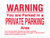 Private Parking Sticker Roll