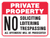 Private Property - No Soliciting