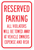 Reserved Parking