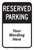 Reserved Parking - Custom