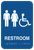 Restroom Braille Sign