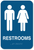 Restrooms Braille