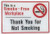 Smoke Free Workplace Plexi Sign