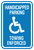 Handicapped Parking Towing Enforced Sign