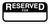 Reserved For Sign (Blank)