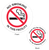 No Smoking in this facility - Double Faced
