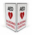 AED / Bleed Control Sign