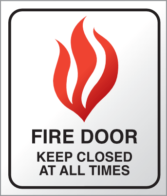 Fire Door Keep Shut Sign – UK Safety Signage – The Sign Shed