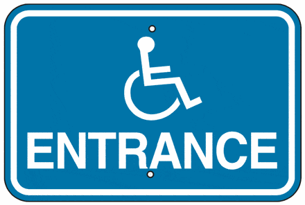 Handicap Entrance Sign | Allstate Sign & Plaque