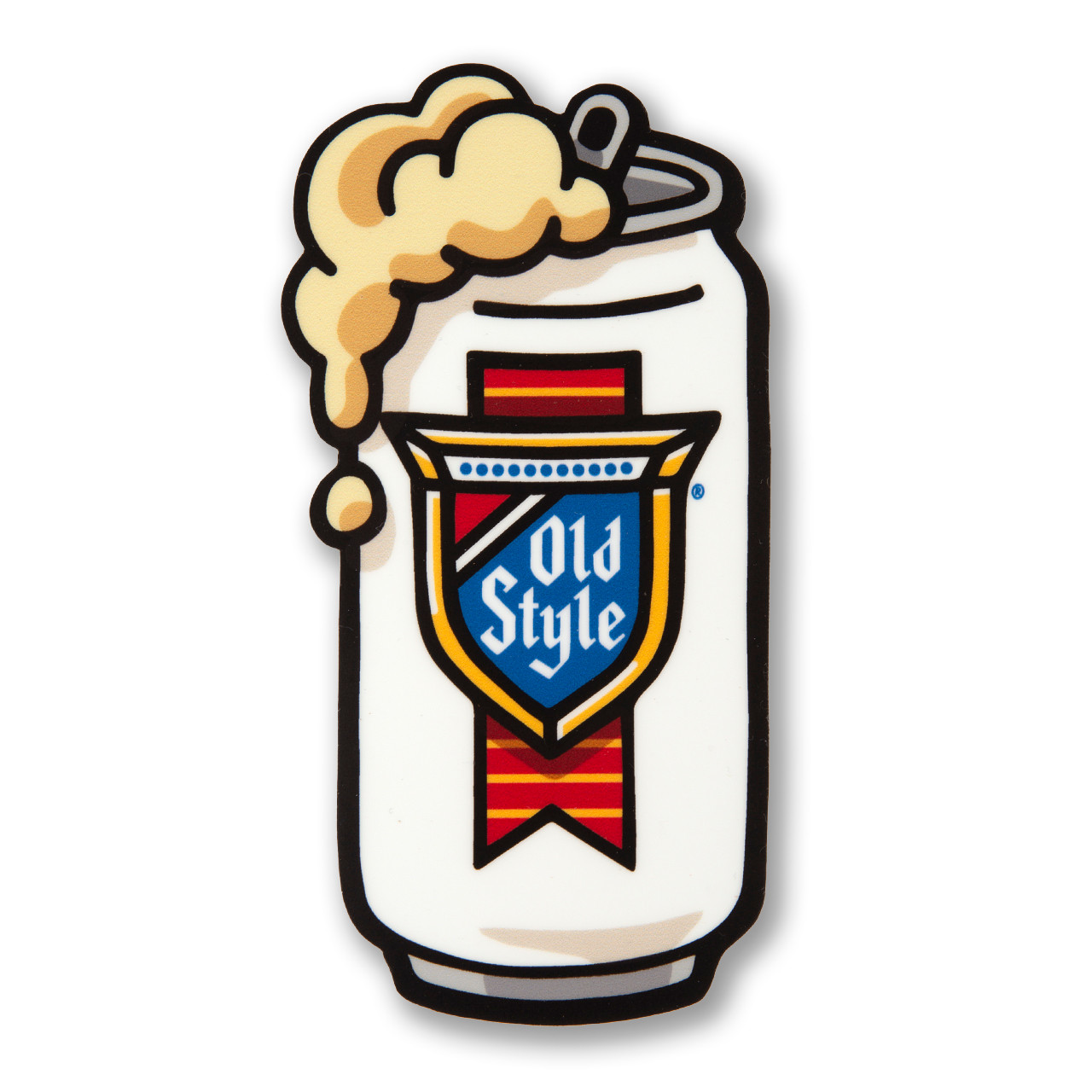 Old Style Beer Can Sticker