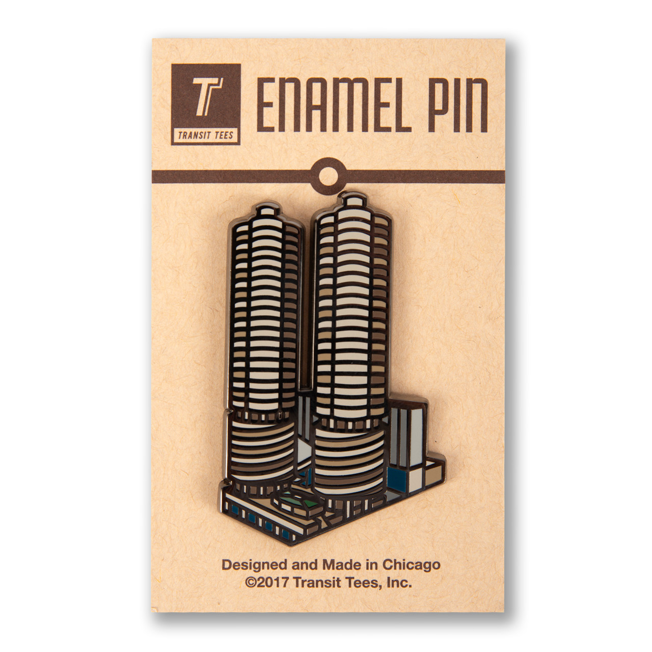 Corncob Tower Enamel Pin