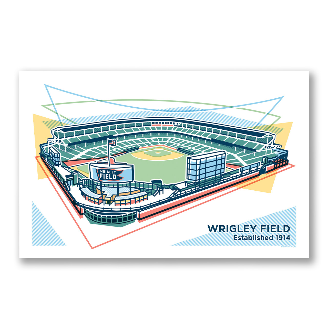 baseball stadium cartoon drawing