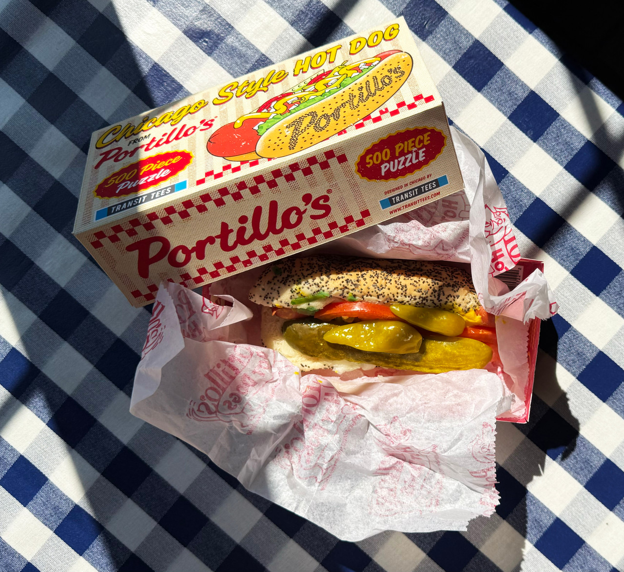 ハンガーフォード　HUNGERFORD ルーシー　赤ポチ Portillo's Hot Dog 500 Piece Puzzle