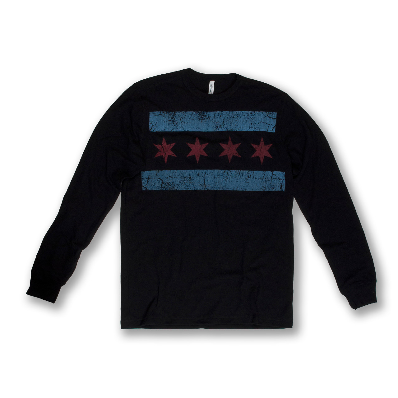 Distressed Chicago Flag Thermal - Unisex