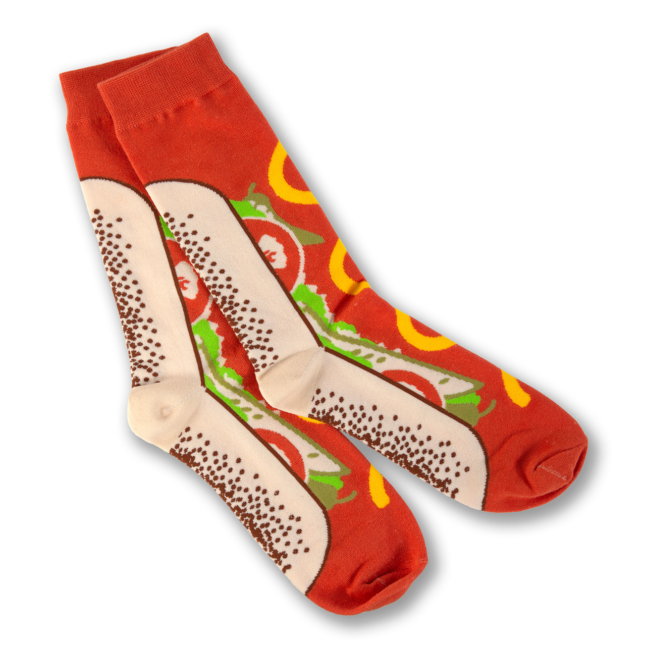 Men's Wiener Dog Hot Dog Socks