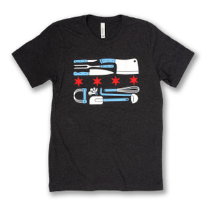 Chicago Chef Flag Tee - Unisex Chicago Chef Flag Tee - Unisex