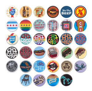 Custom 4 Pack of Round Magnets Custom 4 Pack of Round Magnets