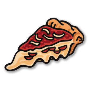 Deep Dish Pizza Sticker Deep Dish Pizza Sticker