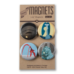 Chicago Sculpture Round Magnet Pack Chicago Sculpture Round Magnet Pack