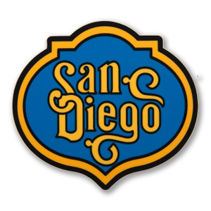 San Diego Gas Lamp Sticker - Blue San Diego Gas Lamp Sticker - Blue