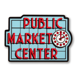 Pike's Place Market Sign Sticker Pike's Place Market Sign Sticker