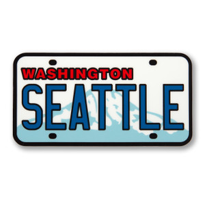 Seattle Washington License Plate Sticker Seattle Washington License Plate Sticker