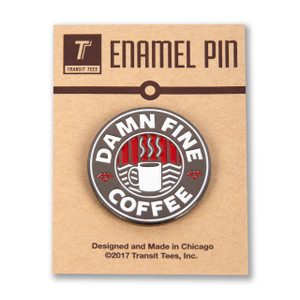 Damn Fine Coffee Enamel Pin Damn Fine Coffee Enamel Pin