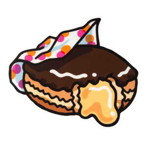 Boston Cream Donut Sticker Boston Cream Donut Sticker