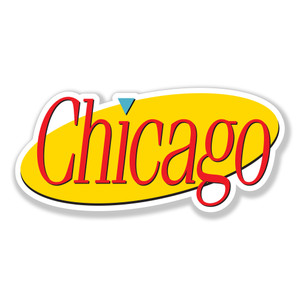 Chicago Sitcom Type Sticker Chicago Sitcom Type Sticker