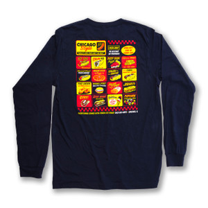 Chicago Style Eats Long Sleeve Tee - Unisex